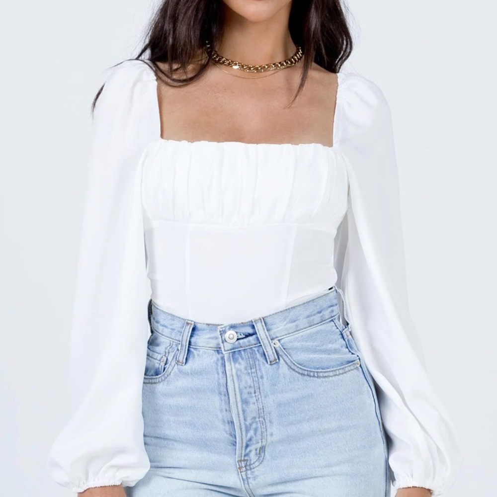 Laura Puff sleeve bodysuit